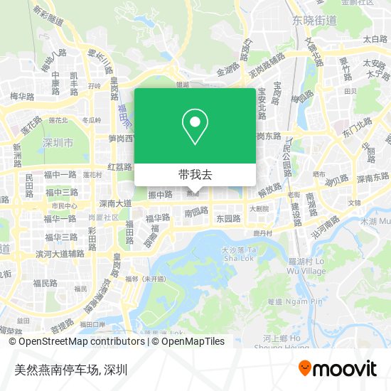 美然燕南停车场地图
