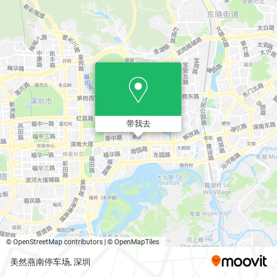 美然燕南停车场地图