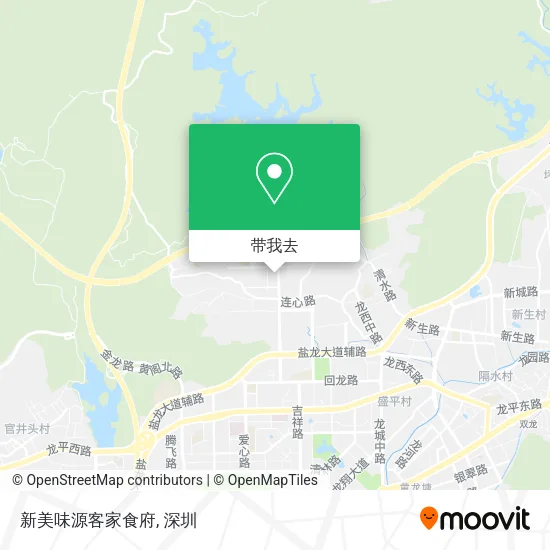 新美味源客家食府地图