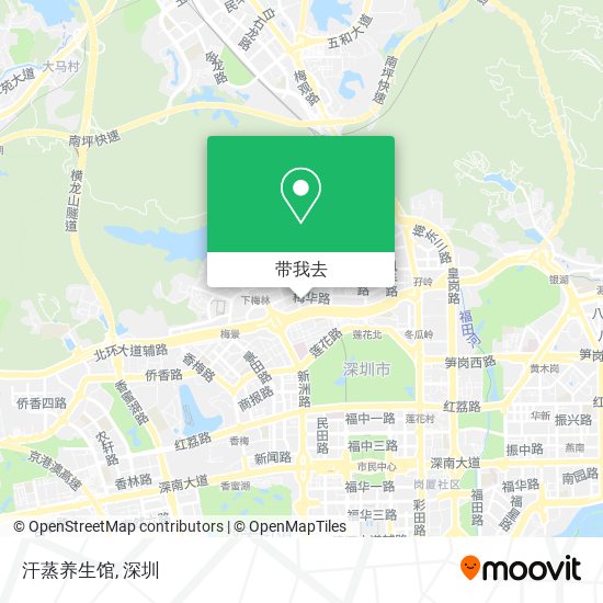 汗蒸养生馆地图