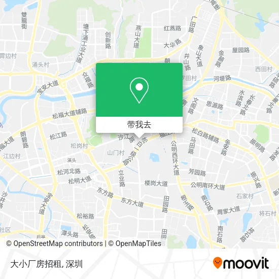 大小厂房招租地图