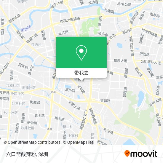 六口斋酸辣粉地图