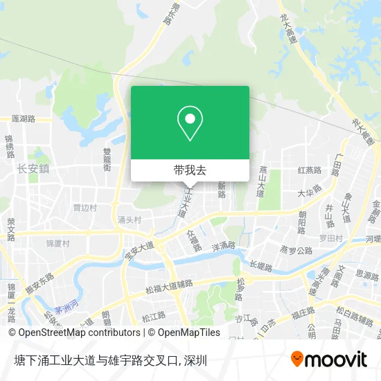 塘下涌工业大道与雄宇路交叉口地图