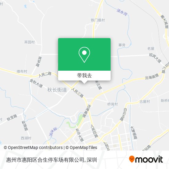 惠州市惠阳区合生停车场有限公司地图