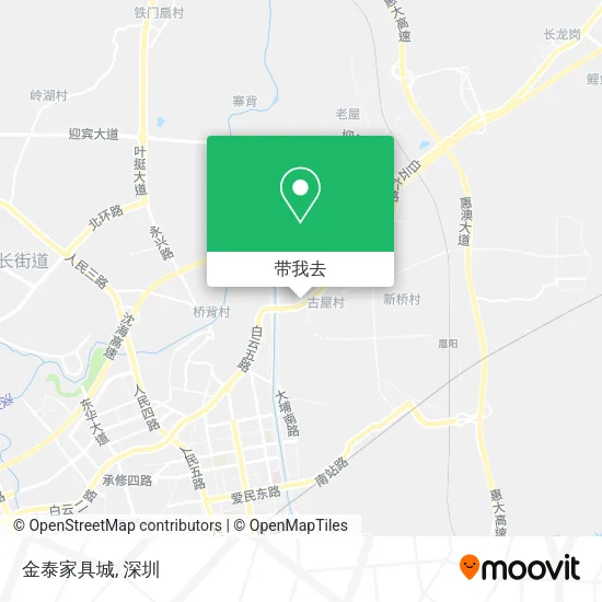 金泰家具城地图
