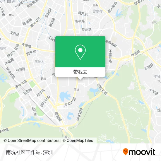 南坑社区工作站地图