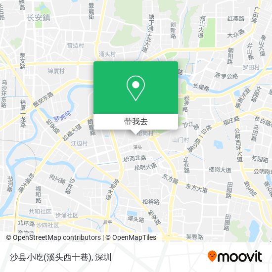 沙县小吃(溪头西十巷)地图