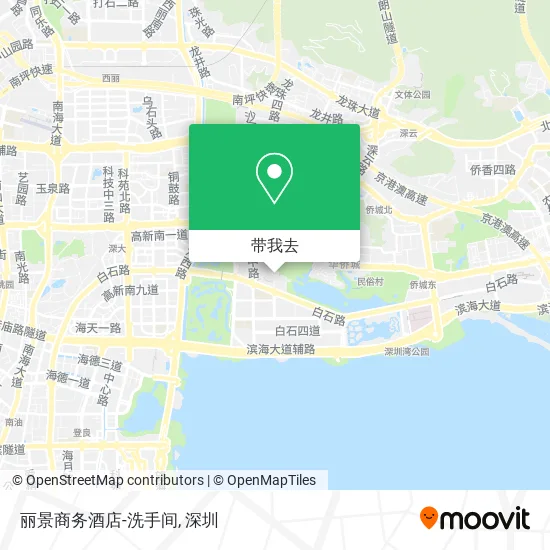 丽景商务酒店-洗手间地图