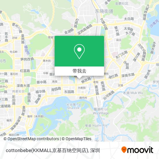 cottonbebe(KKMALL京基百纳空间店)地图