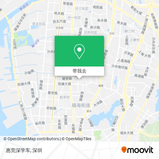 惠莞深学车地图