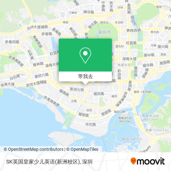 SK英国皇家少儿英语(新洲校区)地图