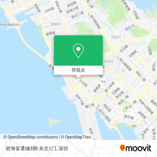 碧海富通城3期-东北1门地图