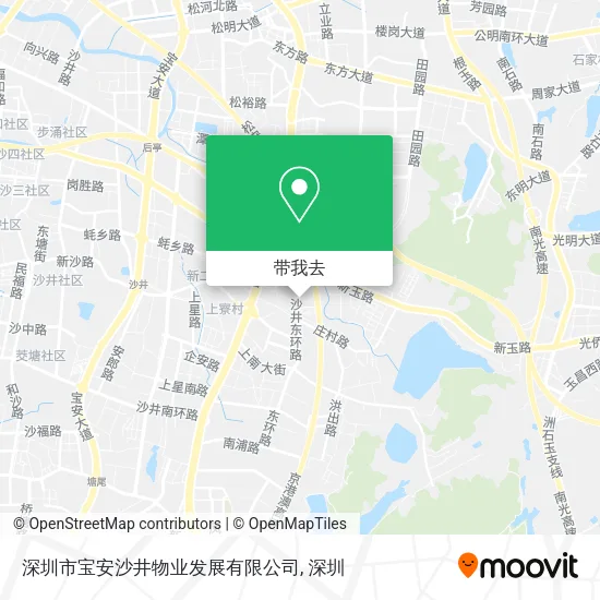 深圳市宝安沙井物业发展有限公司地图