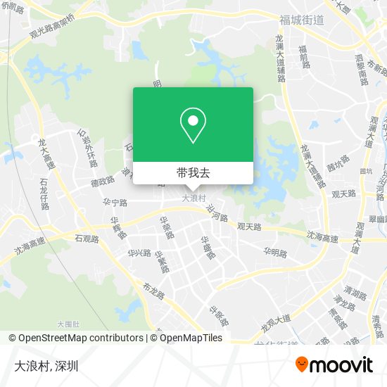 大浪村地图