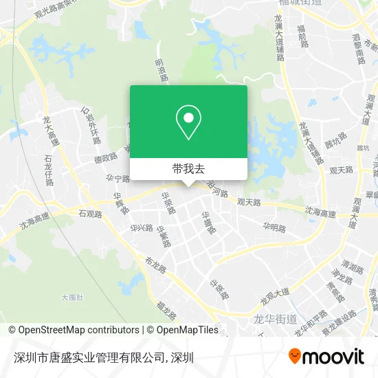 深圳市唐盛实业管理有限公司地图