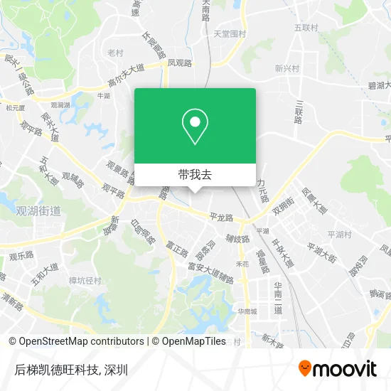 后梯凯德旺科技地图