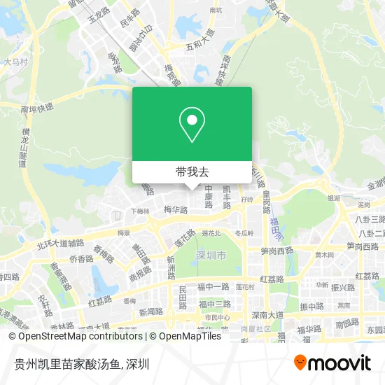 贵州凯里苗家酸汤鱼地图