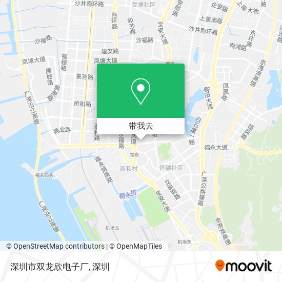 深圳市双龙欣电子厂地图