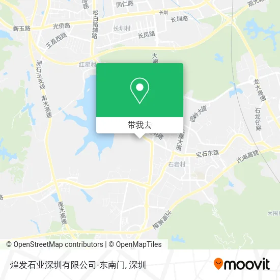 煌发石业深圳有限公司-东南门地图
