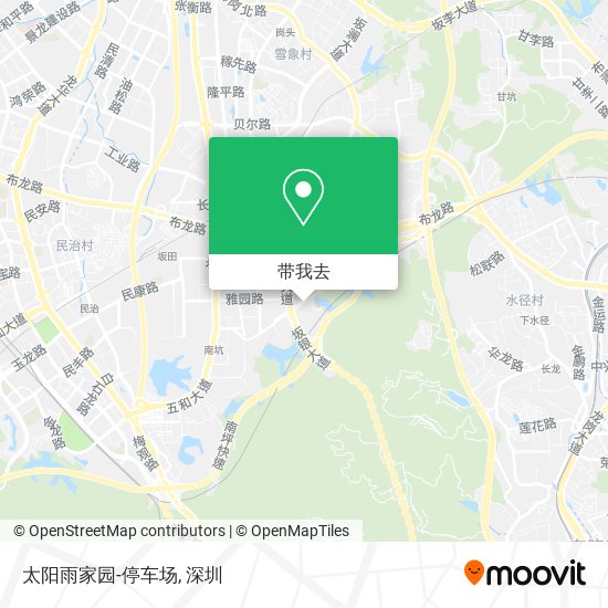 太阳雨家园-停车场地图