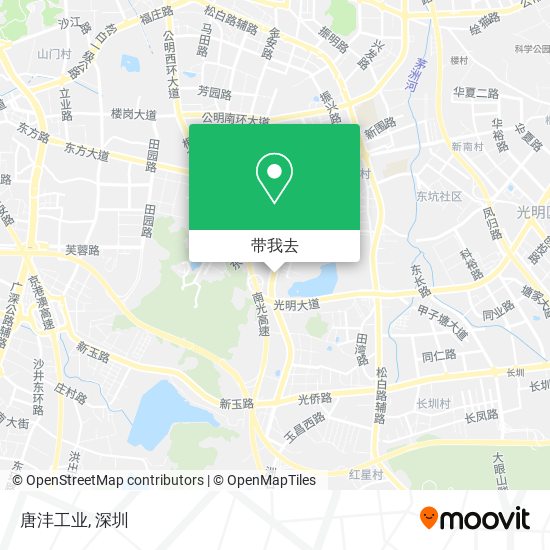唐沣工业地图
