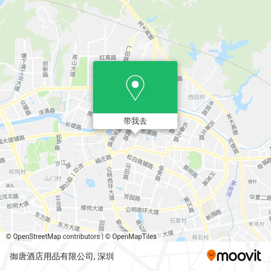 御唐酒店用品有限公司地图