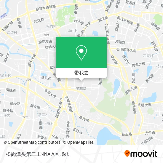 松岗潭头第二工业区A区地图