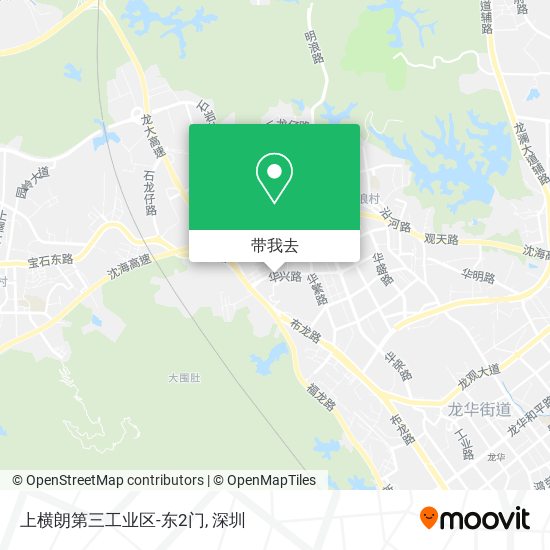 上横朗第三工业区-东2门地图