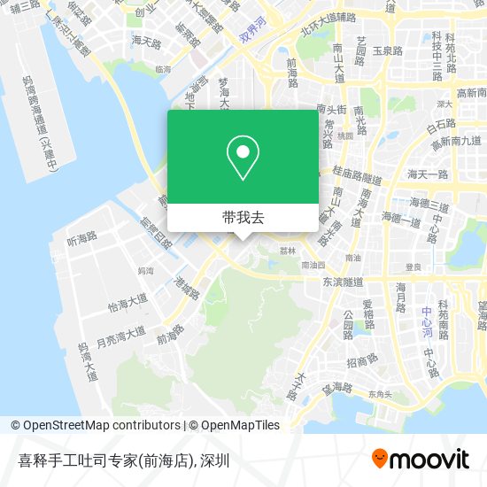 喜释手工吐司专家(前海店)地图