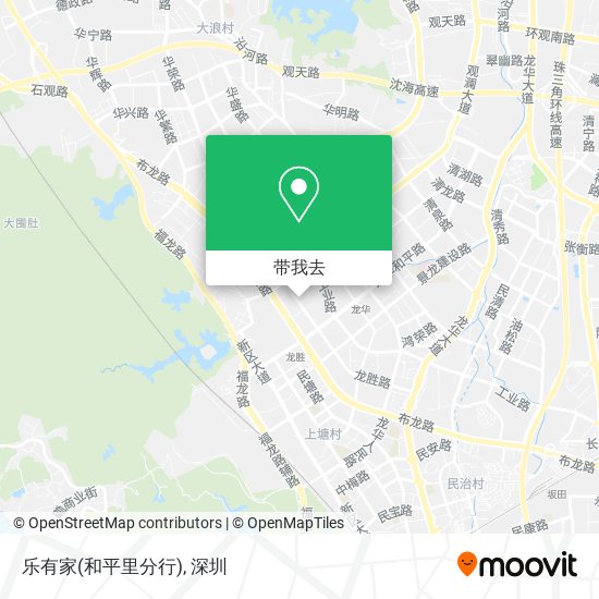 乐有家(和平里分行)地图