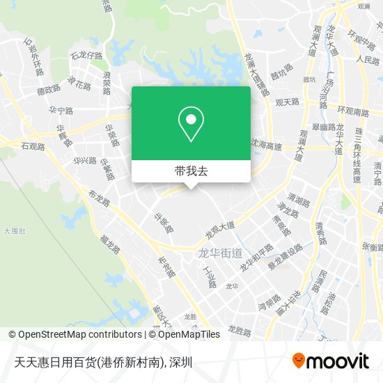 天天惠日用百货(港侨新村南)地图