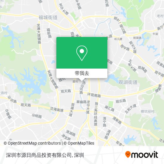 深圳市源日尚品投资有限公司地图