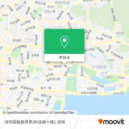 深圳国旅新景界(科技南十路)地图