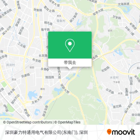 深圳豪力特通用电气有限公司(东南门)地图