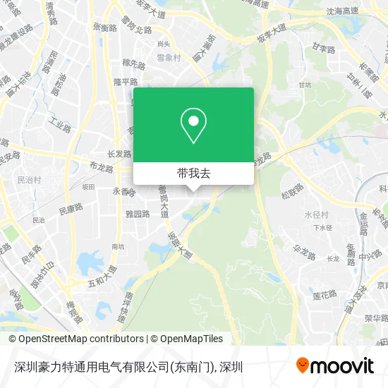 深圳豪力特通用电气有限公司(东南门)地图