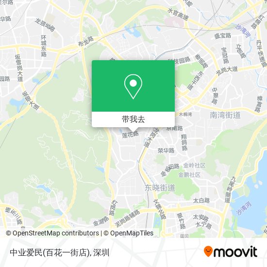 中业爱民(百花一街店)地图