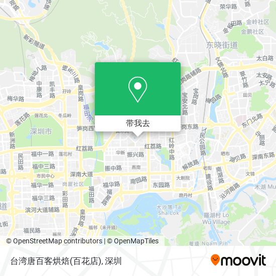 台湾唐百客烘焙(百花店)地图