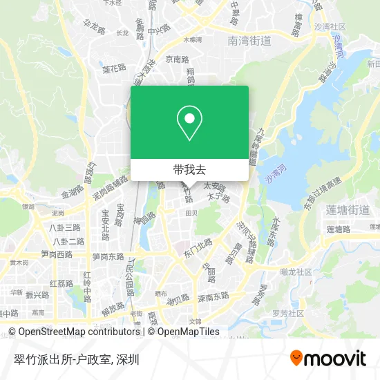 翠竹派出所-户政室地图