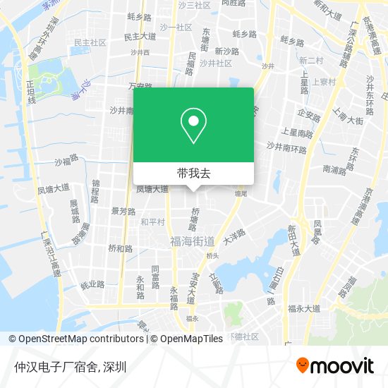 仲汉电子厂宿舍地图