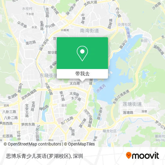 思博乐青少儿英语(罗湖校区)地图