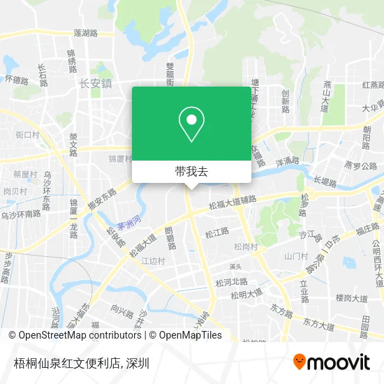 梧桐仙泉红文便利店地图
