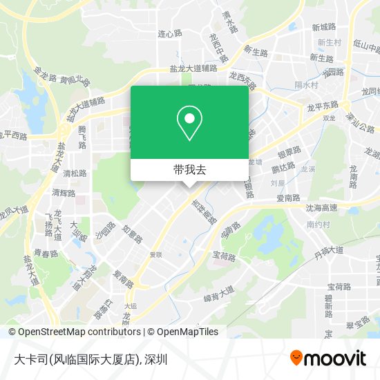 大卡司(风临国际大厦店)地图