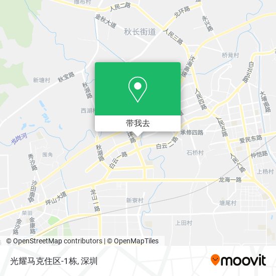 光耀马克住区-1栋地图