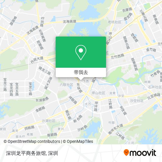 深圳龙平商务旅馆地图