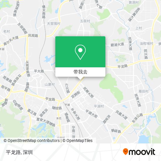 平龙路地图