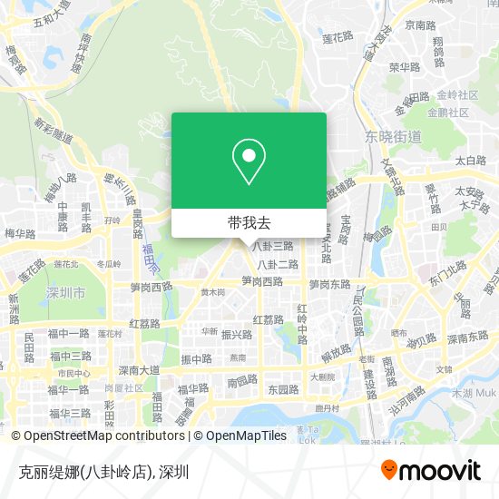 克丽缇娜(八卦岭店)地图