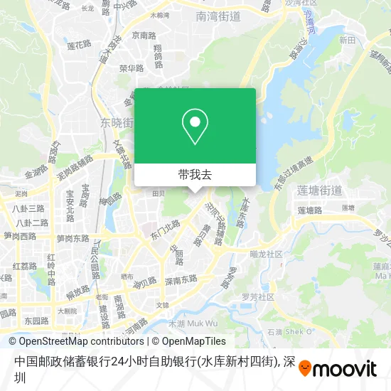 中国邮政储蓄银行24小时自助银行(水库新村四街)地图