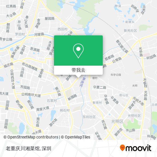 老重庆川湘菜馆地图