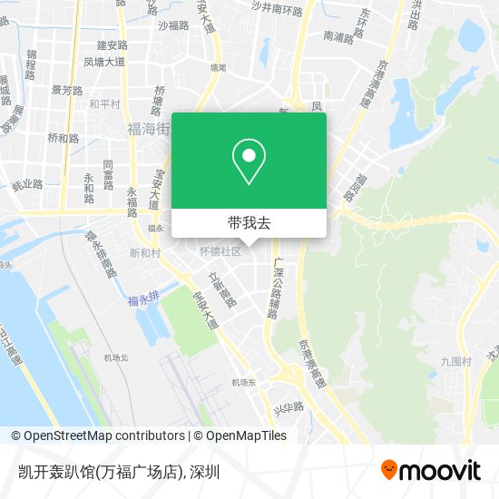 凯开轰趴馆(万福广场店)地图