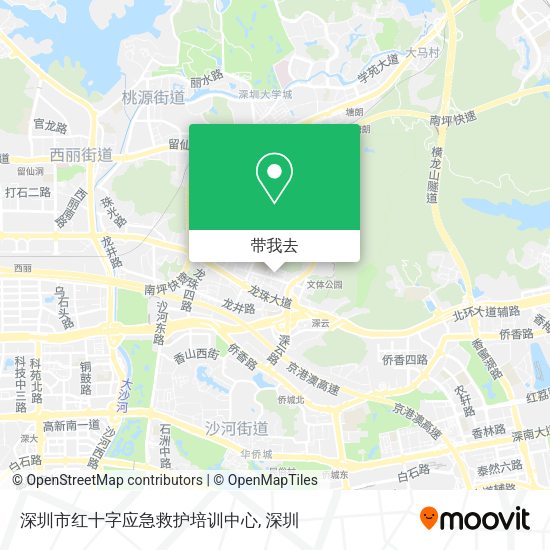 深圳市红十字应急救护培训中心地图